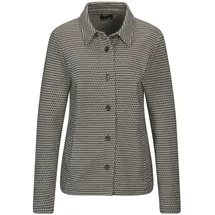 GOLDNER Lässige Baumwolljacke, Pepitamuster in grau / gemustert), | Gr.: 50