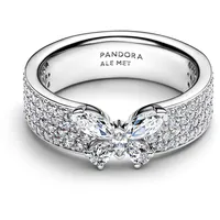 Pandora 194270C01 Damen-Ring Funkelnder Schmetterling breit Silber 50/15,9