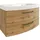 WELLTIME Waschbeckenschrank WELLTIME "Chicago", braun (wotaneiche), B:100cm H:59cm T:50cm, MDF, Schränke, Waschbeckenunterschrank, Badmöbel, Waschtisch, Breite 100 cm, mit Softclose