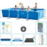 Rechteckiger Frame Pool - 450x220x84 Cm - 7-teilig  S92