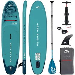 AQUA MARINA VAPOR SUP Board Stand Up Paddle aufblasbar CARBON PADDLE One Size