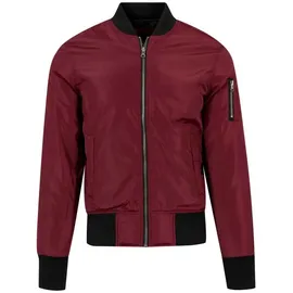 URBAN CLASSICS 2-tone Jacke Burgundy / Black 3XL