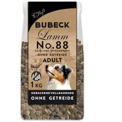 Bubeck Nr. 88 Adult Lammfleisch mit Kartoffel & Amaranth gebacken Hundetrockenfutter 1 Kilogramm