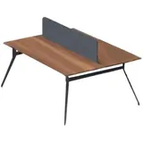 JVmoebel Arbeitstisch Computertisch Laptoptisch Schreibtischplatte Büroarbeitsplatz (1-St., 1x nur Arbeitstisch), Made in Europa braun