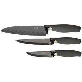 Taylor's Eye Witness Brooklyn Titanium Messerset 3-tlg. Schwarz