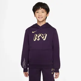 Nike Kylian Mbappé Hoodie Grand Purple/Pale Ivory 137-147