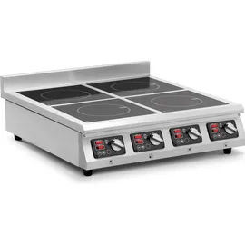 Royal Catering Induktionsplatte 4 x 3500 W 4 x 20 cm Timer - Induktionsherd
