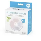 Catit Triple Action Filter rahmenlos, Filter für die catit Blumentrinkbrunnen, 6-er Pack 19 cm x 14,5 cm x 8,5 cm