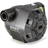 Intex Quick-Fill Rechargeable Electric Pump (220V & 12V) – Akku-Luftpumpe mit Überhitzungsschutz, 650 l/min, inkl. 3 Düsenaufsätze, Tragegriff