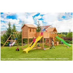 FUNGOO MAXI SET Spielturm Klettergerüst PLAY BOX