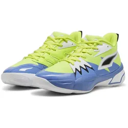 Puma Hallen-Indoorschuhe Genetics limegrün/blau Herren