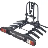 eBike Fahrradträger für Anhängerkupplung Fahrrad Heckträger Radträger - Discovery 4 - für 4 Fahrräder - 60kg Zuladung - am Fahrzeug klappbar - kompaktes Faltmaß -