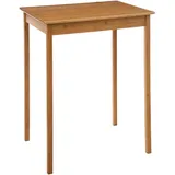 5 five simply smart Bartisch 80 x 60 cm Braun/Gelb