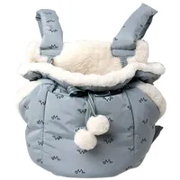 Hearthrousy Haustier Rucksäcke Tragbare Hunderucksack Faltbarer Transport Rucksäcke Weicher Plüsch Atmungsaktiv Tragetasche Wasserdicht Oxford-Tuch Warme für kleine Hund und Katzen