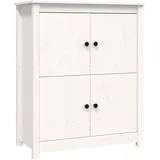 vidaXL Sideboard 83 x 41,5 x 100 cm Weiß