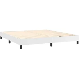 vidaXL Boxspringbett 180 x 200 cm Weiß