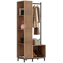 Vicco Garderobenschrank Zinto 80 x 187 cm Eiche