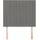 vidaXL Kopfteil Dunkelgrau 100 x 5 x 118/128 cm Stoff