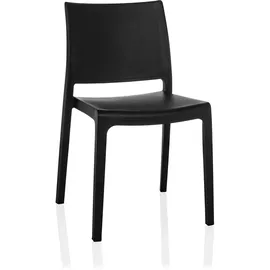 hjh living Gartenstuhl T37 V 47 x 50 x 80 cm schwarz