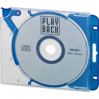 Durable CD/DVD Hülle QUICKFLIP blau (5269-06) 5er Pack