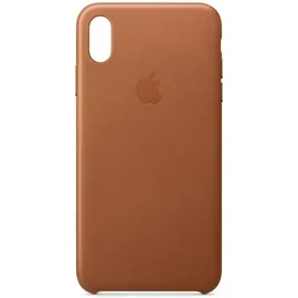 Apple iPhone XS Max Leder Case sattelbraun