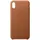 Apple iPhone XS Max Leder Case sattelbraun