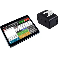 Blitzkasse 10" Mobile Kasse für Einzelhandel und Schnellgastronomie: Terminal, Bondrucker