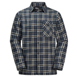Jack Wolfskin Herren Morgenluft Shirt - L - night blue 41