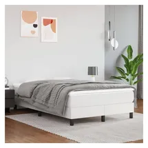 vidaXL Boxspringbettgestell 120 x 200 cm Weiß