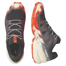 Salomon Speedcross 6 Herren Black/Fiery Red/Almond Milk 44 2/3