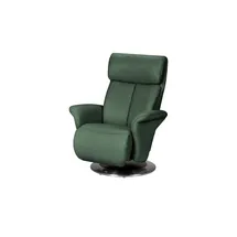 HIMOLLA Relaxsessel 7227 Leder 82 x 109 x 90 cm Grün mit Relax-Funktion
