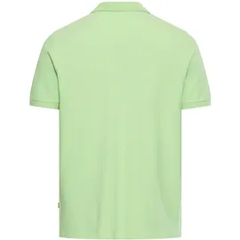 CAMEL ACTIVE Poloshirt CAMEL ACTIVE, Herren, Gr. L, pistachio grün, Piqué, Obermaterial: 100% Baumwolle, unifarben, normal hüftbedeckend, Rundhals, Bündchen, Shirts, normale Passform, Polokragen, 2-Knopf-Form, mit Logo-Stickerei
