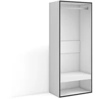 SKRAUT HOME Offener, Weiß, Rechteckig, 35x145x35 cm, Schlafzimmer, Kleiderschränke