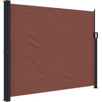 vidaXL Seitenmarkise Ausziehbar 160 x 300 cm Braun