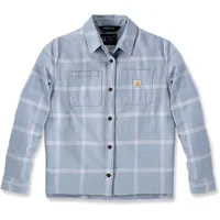 CARHARTT Rugged Flex Flannel, Hemd Damen - Hellblau/Weiß -