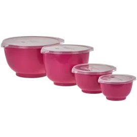 Rosti - Margrethe Bowls - Set of 4 + Lids (beetroot)