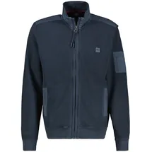 Lerros Sweatjacke mit Stehkragen Herren, in Großen Größen - Classic navy), - 3XL