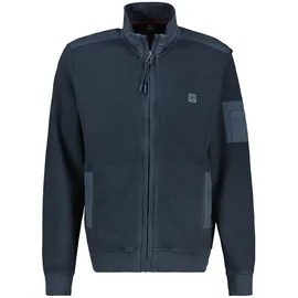 Lerros Sweatjacke mit Stehkragen Herren, in Großen Größen - Classic navy), - 3XL