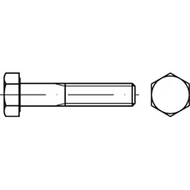 Industrial Quality Supplies Sechskantschraube DIN 931 M14 x 170 25 Stück