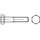 Industrial Quality Supplies Sechskantschraube DIN 931 M14 x 170 25 Stück