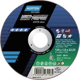 NortonLifeLock Norton Trennscheibe Material gerade 125x1,0