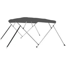vidaXL Bimini Top 4-Bow 243 x 180 x 137 cm Polyester Anthrazit