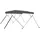 vidaXL Bimini Top 4-Bow 243 x 180 x 137 cm Polyester Anthrazit