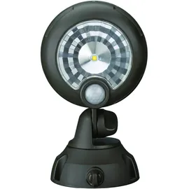 mrbeams Außenstrahler LED 200 lm mit Bewegungsmelder 2er Set braun