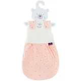 Träumeland Babyschlafsack Außenschlafsack LIEBMICH, Design Märchengold (1 tlg) rosa 50/56