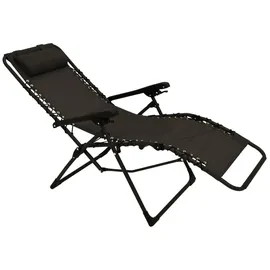 DEGAMO NIZZA Relaxsessel 58 x 70 x 110 cm schwarz