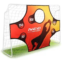 Neo-Sport Fußballtor Weiß 245 x 155 x 80 cm