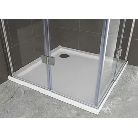 iflair i-flair Duschkabine 80x80x180 cm aus 6 mm Sicherheitsglas in Chromoptik - Dk62