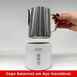 Haeger Milchaufschäumer 600W Weiß/Edelstahl