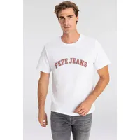 Pepe Jeans Clement Kurzarm-t-shirt - White - XL
